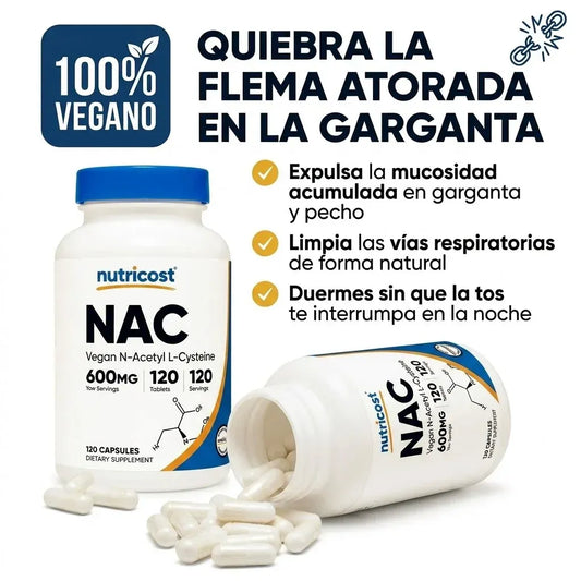Nutricost NAC - 90 Cápsulas