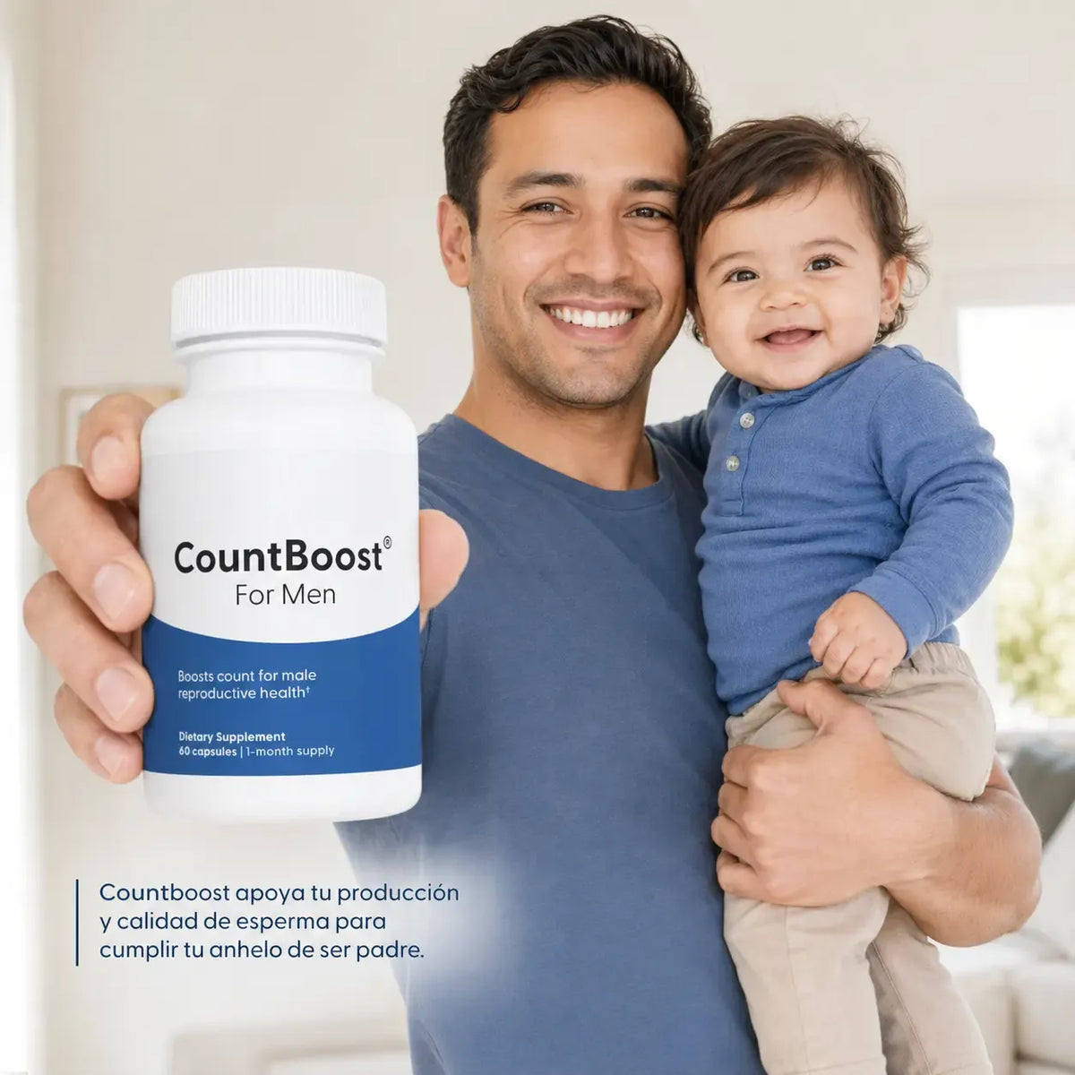 CountBoost For Men™ | Ayuda tu producción y calidad de esperma para cumplir el anhelo de ser padre