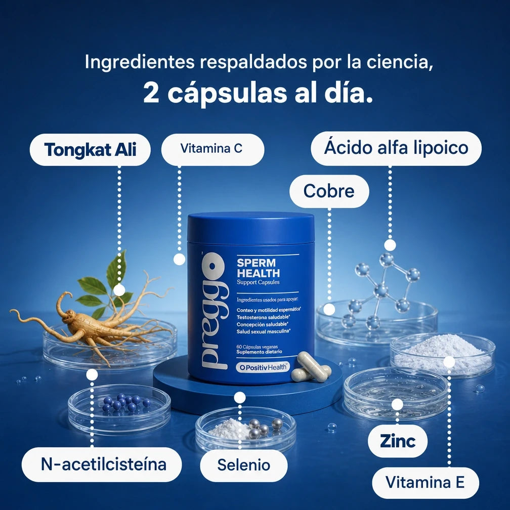 Preggo Fertilidad Masculina (60 Cápsulas)