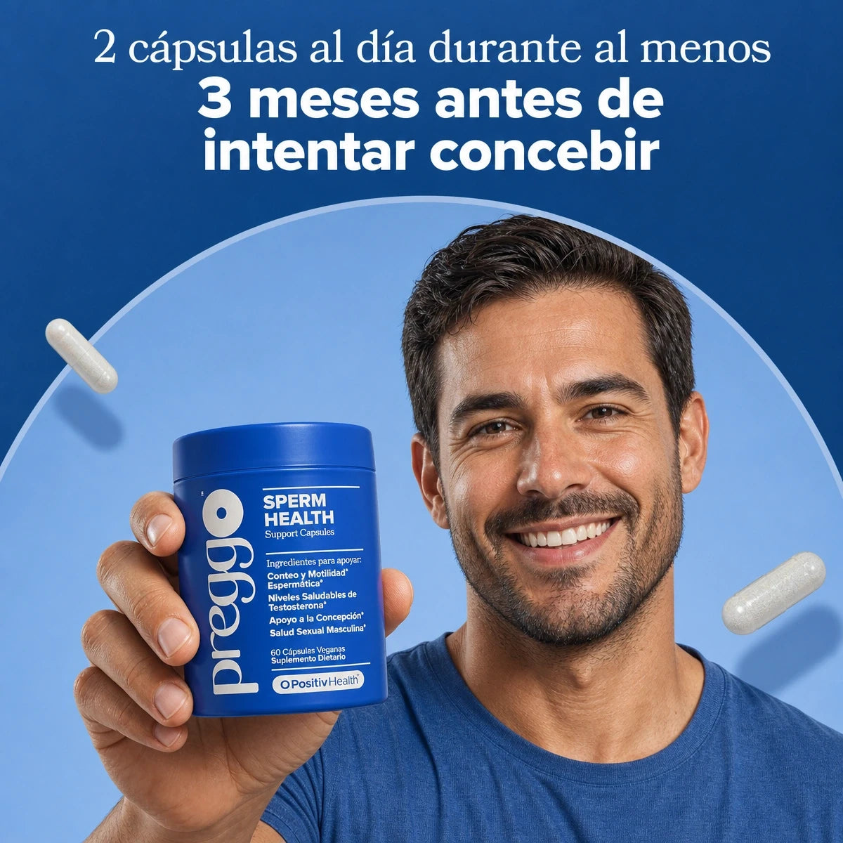 Preggo Fertilidad Masculina (60 Cápsulas)